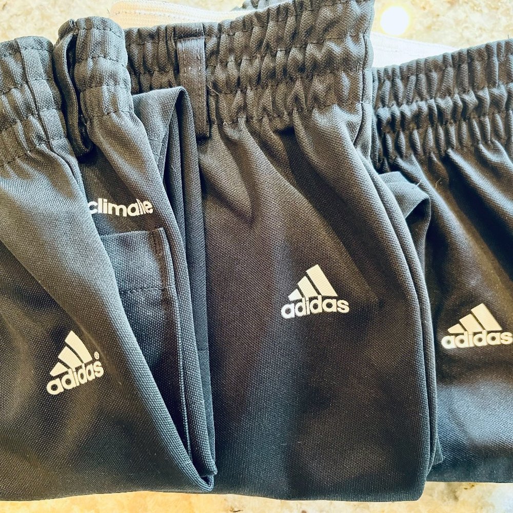adidas Girls' Softball Pants, Black - 3-Pack